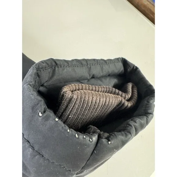 Polo Ralph Lauren Boys Youth Puffer Jacket Coat Black Hooded Size Small 8 Down - Picture 9 of 12